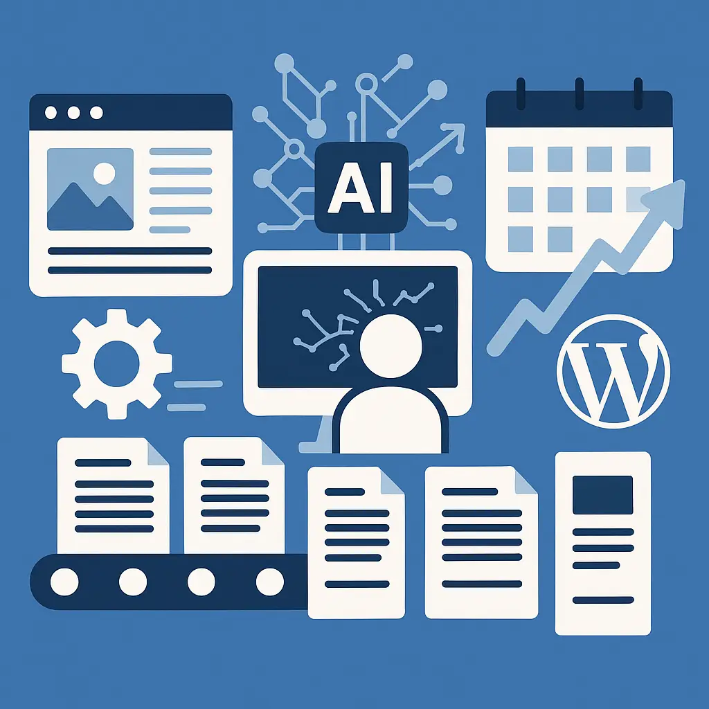 Scaling Your Blog to 100+ Posts Monthly: A Realistic AI and Automation Workflow for WordPress Owners